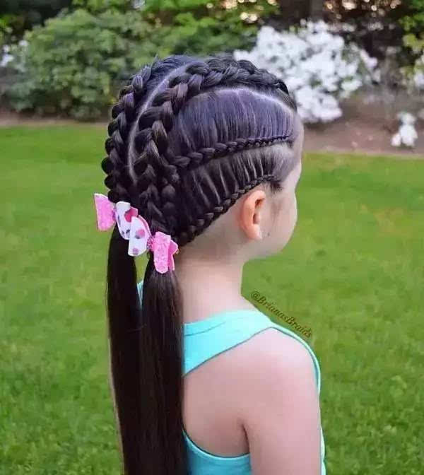 45款小女孩编发发型大全,头顶都能编出"花"儿!转给家长!