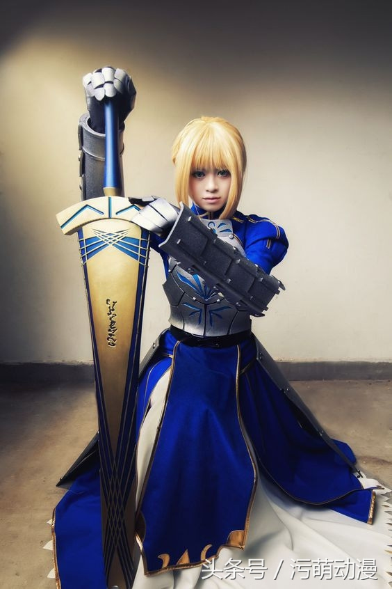 美少女 cosplay 亚瑟王 美极了,你感觉呢?