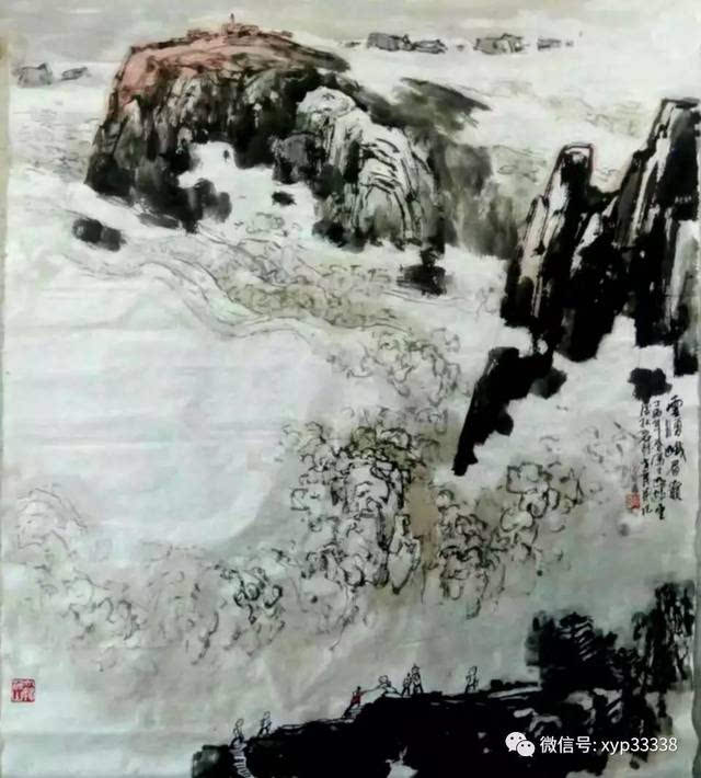 唐世民先生国画山水作品欣赏