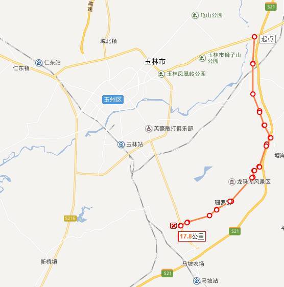 玉林的这条绕城公路目前进入这个