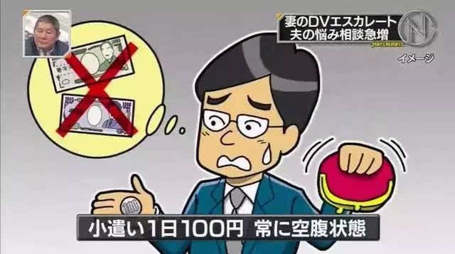日本丈夫的悲惨真相，老婆一天只给100日圆，请问怎么活？
