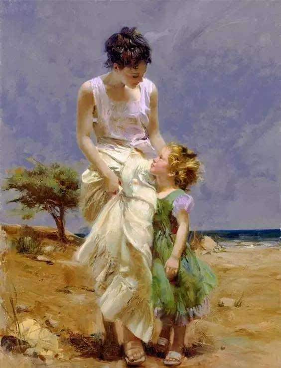 全世界最美的油画——母爱