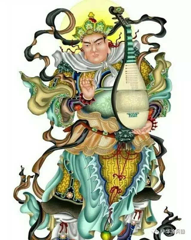 魔家四将中的魔礼海,手持琵琶,被封为持国天王,位列四大天王之一.