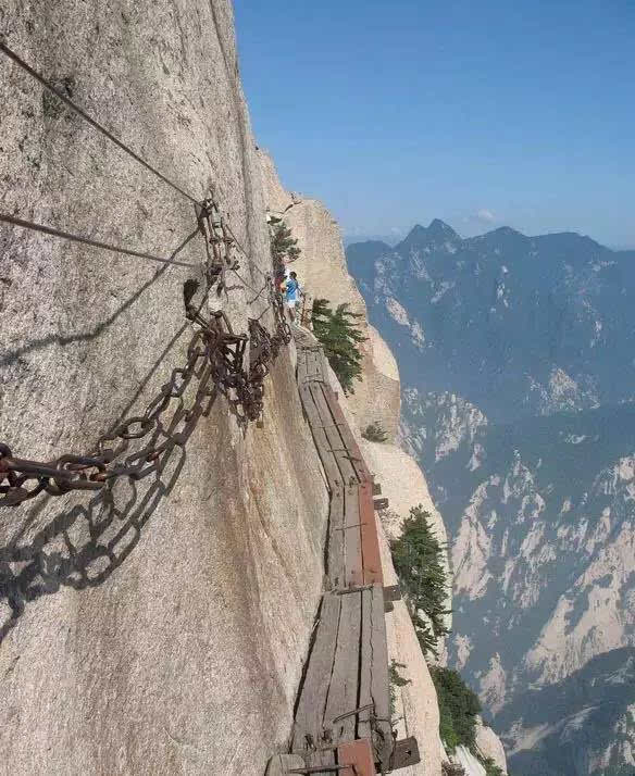 奇险华山—上北峰走《华山险道》