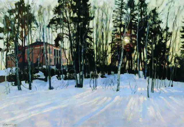 17岁时前往莫斯科学画, 列维坦最得意的弟子.