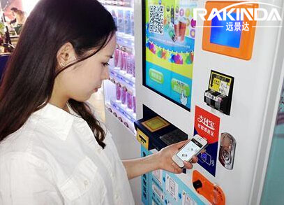 搭上条码扫描模块 饮料自动贩卖机都能扫码支付