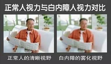 自测白内障