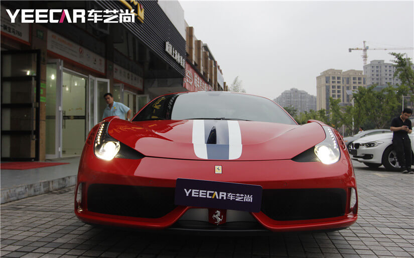 Yeecar车艺尚 法拉利458赛道版镀晶案例 - 微信