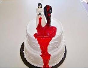 多大仇!国外夫妻离婚开始流行离婚蛋糕了.…画