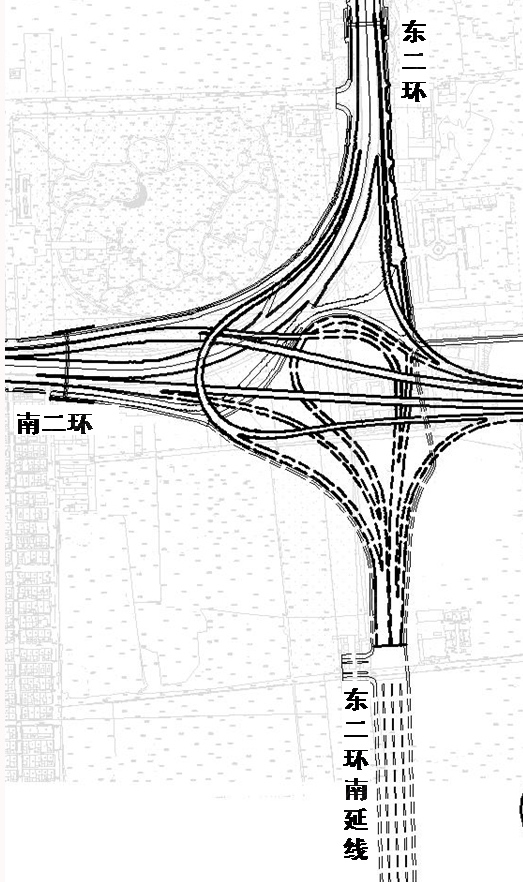 【石家庄东南二环立交桥规划曝光 未来向东这么走】 东南二环立交平面