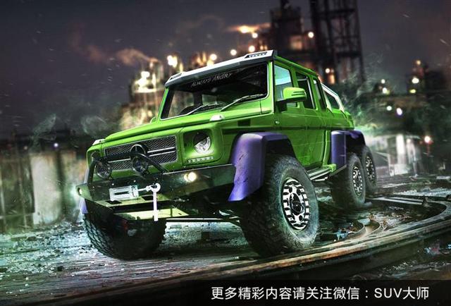 8. 绿巨人   奔驰amg g63 6×6