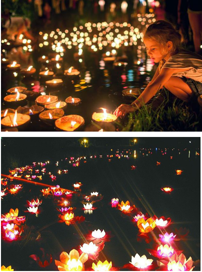 万达水灯节复兴傣族文化十二高僧现场神圣祈福