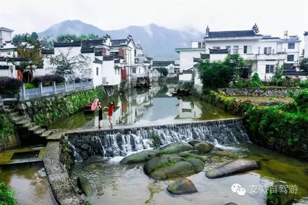 旅游 正文 九井十三桥"是朱旺村一道独特的风景.