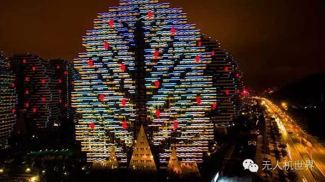 三亚美丽之冠夜景