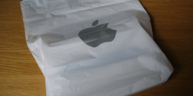 跟塑料袋说拜拜:苹果零售店将采用纸质包装袋
