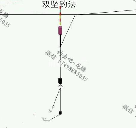 钓鱼技巧:跑铅钓法和双坠钓法详解