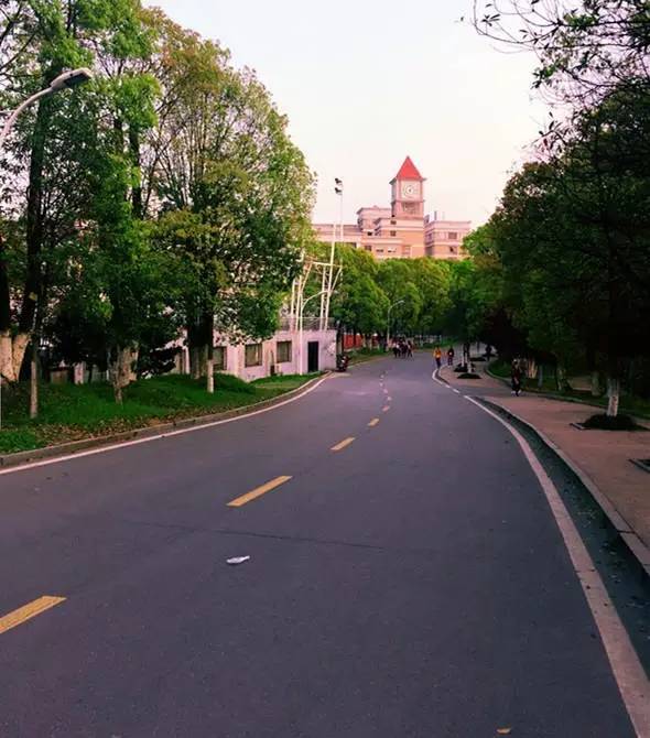 李雯婷 湖南涉外经济学院 春天的学校