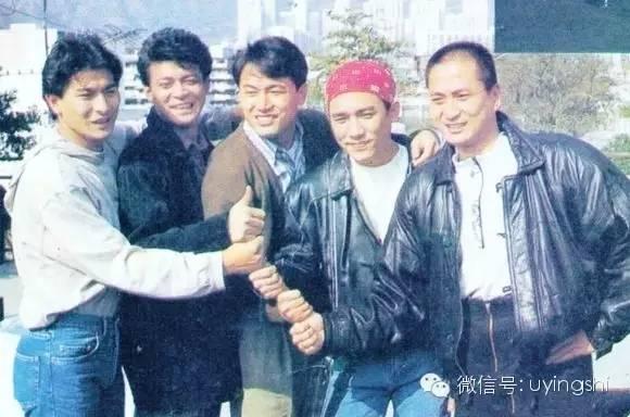 和刘德华,梁朝伟,苗侨伟和汤镇业联合表演节目,被包装为"无线五虎将"