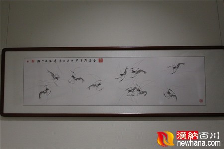 齐白石再传弟子罗画家作品海内外巡展开展 郝小学