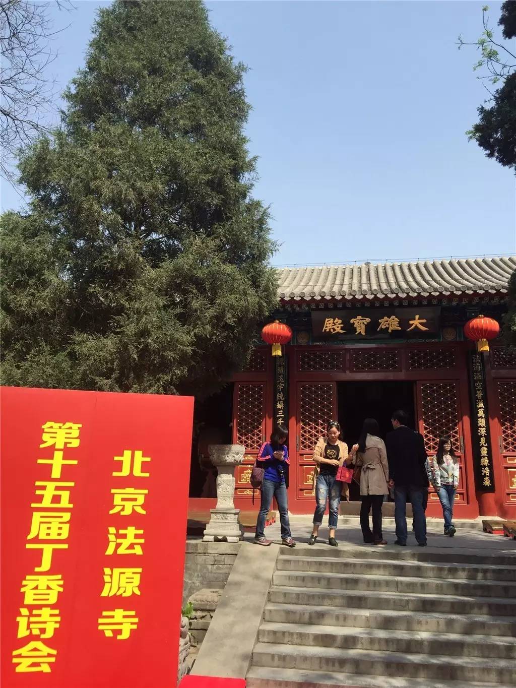 自在说佛缘丁香法源寺