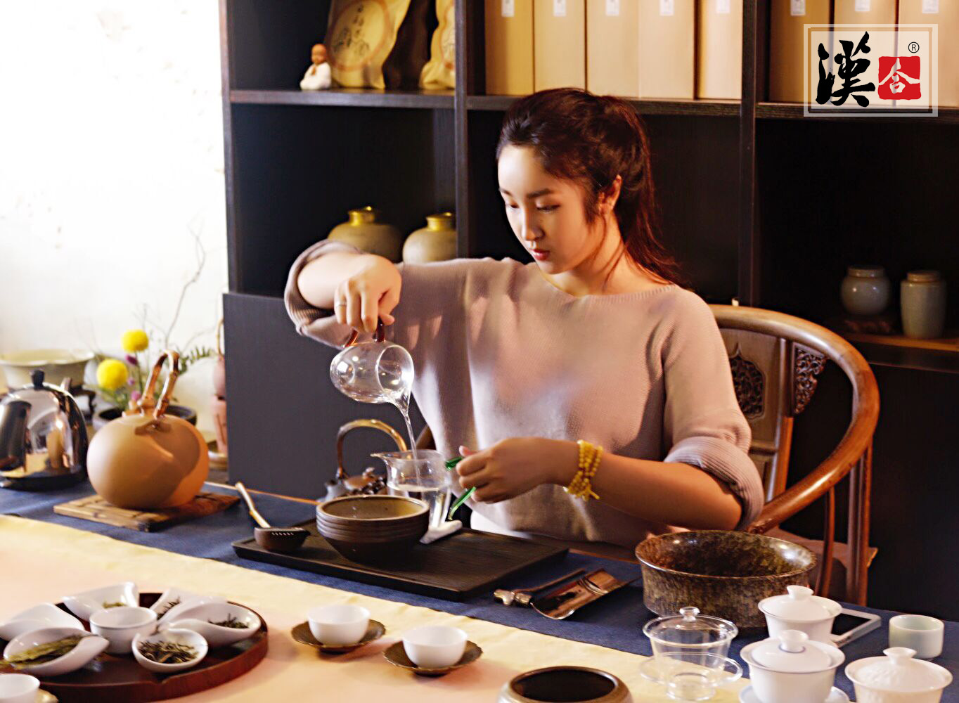 喝茶赏景的图片,风景图片,茶叶图片_大山谷图库