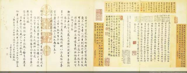 1第一名 《三希宝帖》(王羲之《快雪时晴帖》,王献之《中秋帖》,王珣