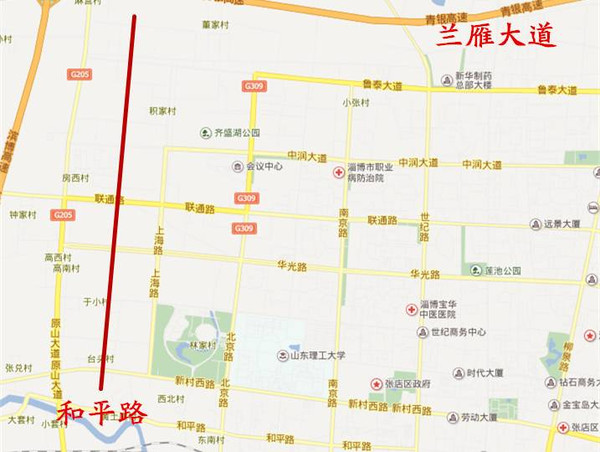 看!淄博新区将建11条道路,总长20多公里,规划选址正公示(附规划图)