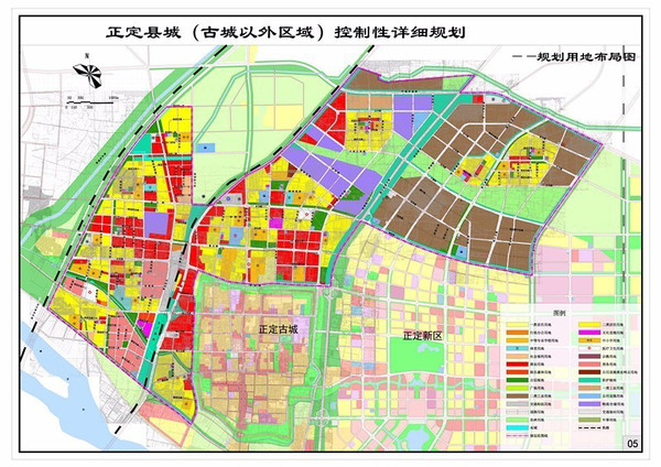 【官方】正定县中心城区1/3区域详细规划曝光涉18地块容纳36.7万人!