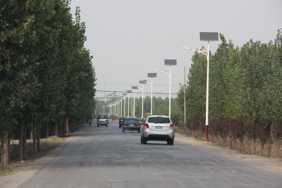 新农村太阳能路灯在淄博市临淄区得到广泛应用