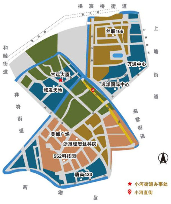 位于拱墅区中西部,地处京杭大运河两侧,东邻上塘街道,西与祥符街道图片