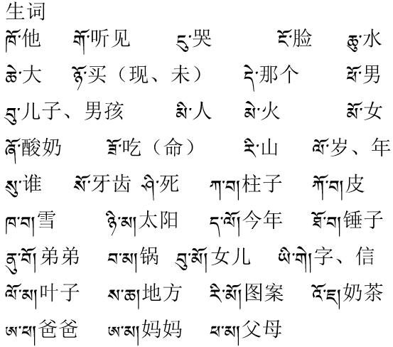 藏语安多方言基础课4 藏语学习学藏语