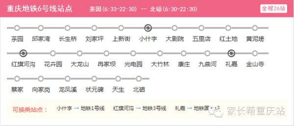 太全了!重庆11条轻轨完整站点名单,有经过你家