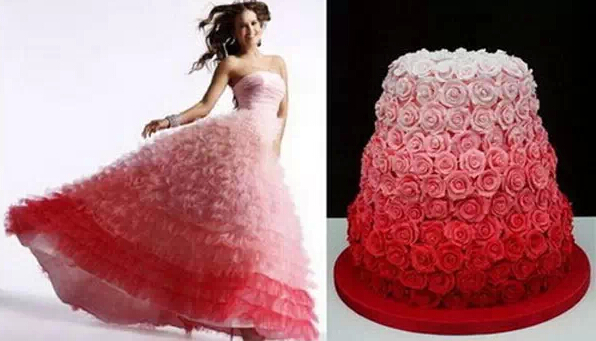 婚纱形的蛋糕_婚纱蛋糕
