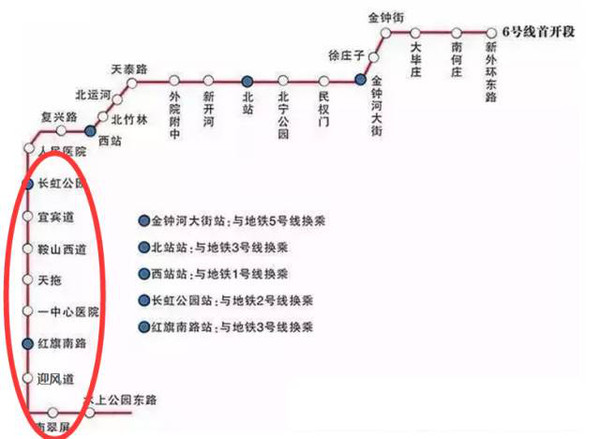 天津地铁7号线批了!将设八里台、海光寺等站点