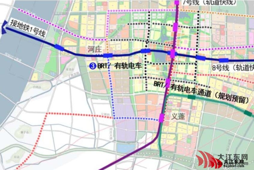 简析大江东地铁7号,8号线站点布置和受益方