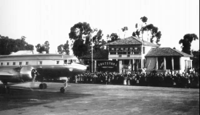 20世纪40年代航空公司在昆明巫家坝机场的建筑.