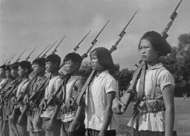 60年代的中国女民兵