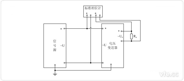 三相交流电压变送器接线图