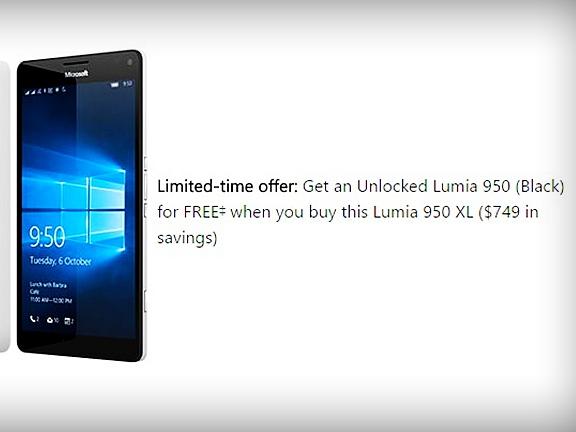 微软延续传统,大跳水开始,Lumia 950XL 买1送