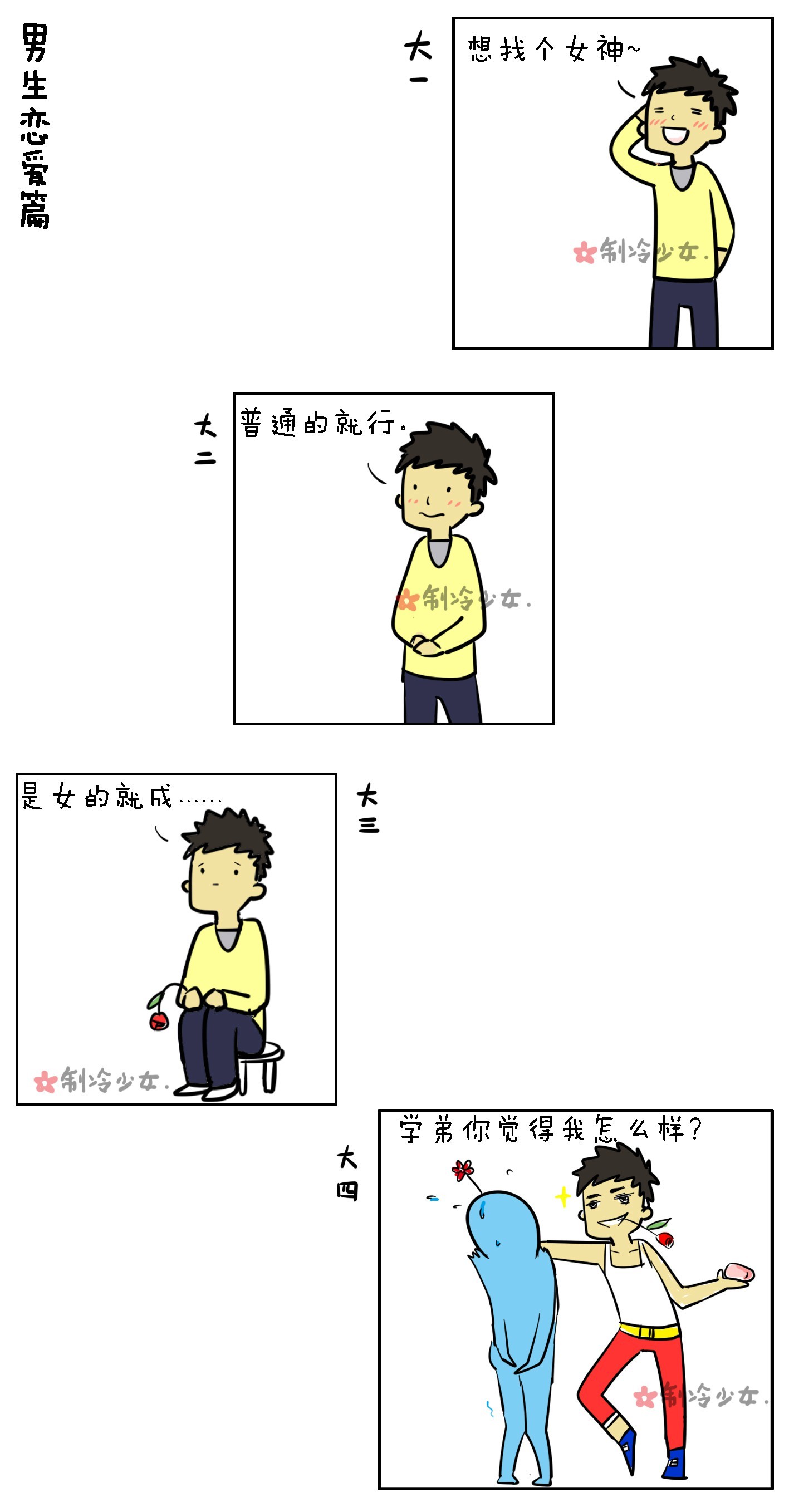 从大一到大四我们经历的变化...