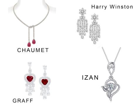 harry winston 海瑞温斯顿 chandelier系列珠宝   graff格拉夫心形