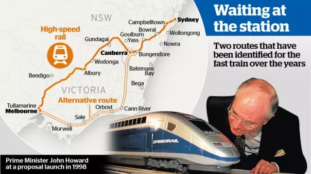 澳洲终于要建高铁了,墨尔本到悉尼只要3小时!