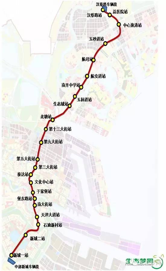 轨道交通z4线线路走向示意