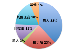 华人占美国人口比例_美国华人街