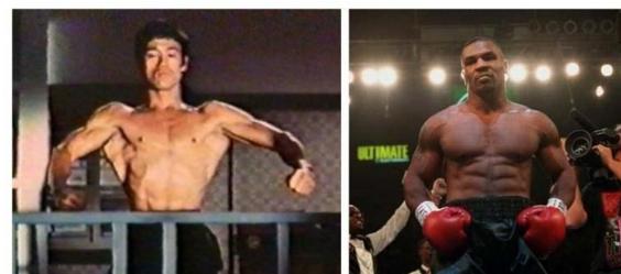 功夫巨星李小龙和世界重量级拳王泰森谁更厉害?