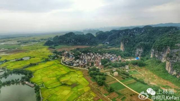 [阅读有奖]航拍上林县不孤村—岭南状元村,美景尽收眼底!