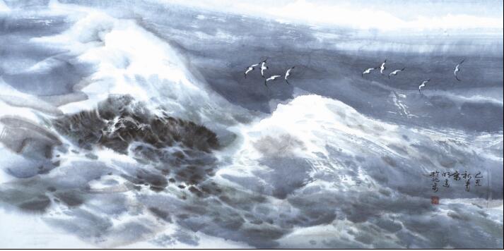 展讯:沧海潮音--海洋画派创始人宋明远创作展-搜狐