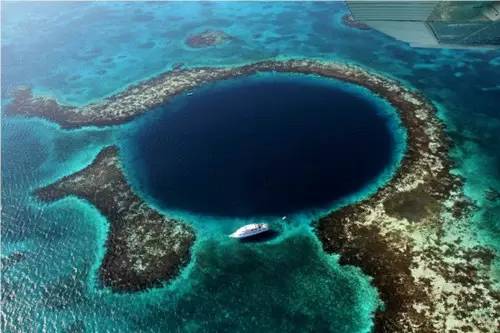 大蓝洞(great blue hole in belize)