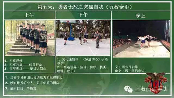 推广?|?一个超酷的夏天!上海西点军校2016陆军