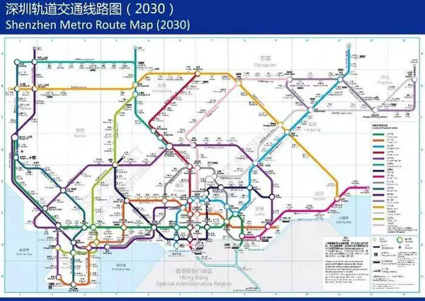 深圳微时光(szdays) ▍图片来源:网络 深圳发展迅速 从它的地铁规划你